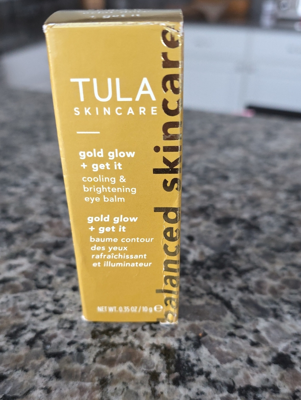 NWT - TULA Skincare Gold Glow Brightening Cooling Eye Balm